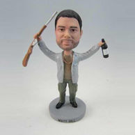 Personalized custom Hunters and gun bobbleheads